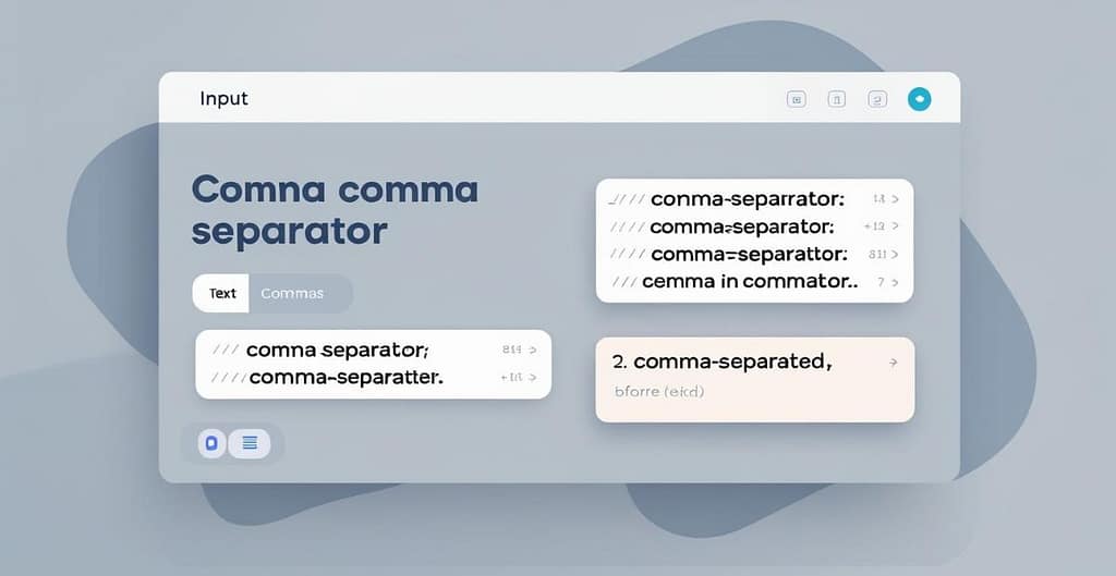 Comma Separator tool
