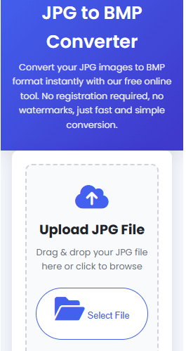 Free JPG to BMP Converter