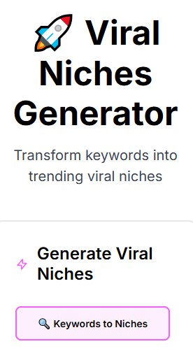 Viral Niches Generator