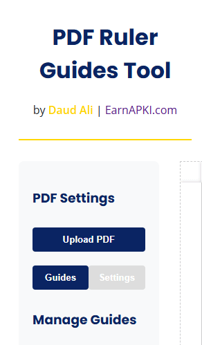 PDF ruler & guides tool
