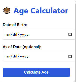Age Calculator