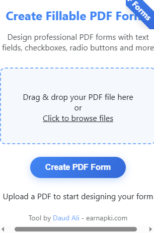 Create Fillable PDF Forms