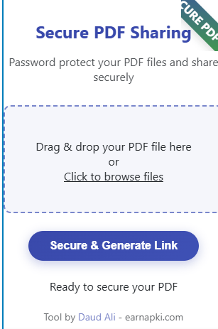 secure PDF sharing