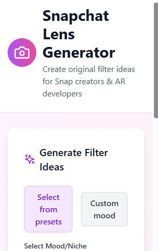 Free Snapchat Lens Generator