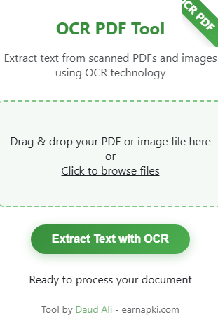 OCR PDF Tool