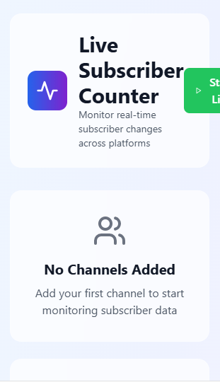 Live Subscriber Counter