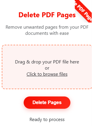 delete PDF pages