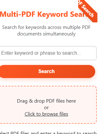 Multi PDF Keyword Search