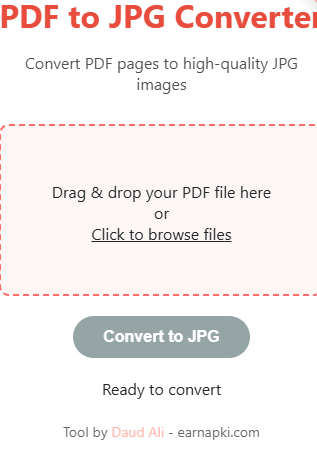 PDF to JPG converter