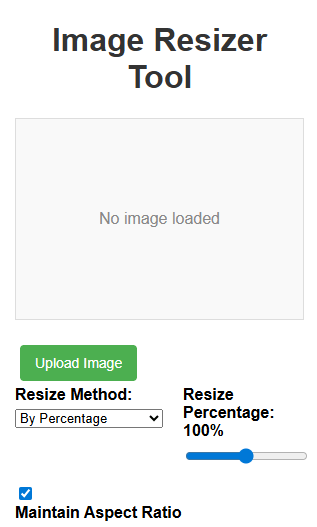 Image Resizer Tool