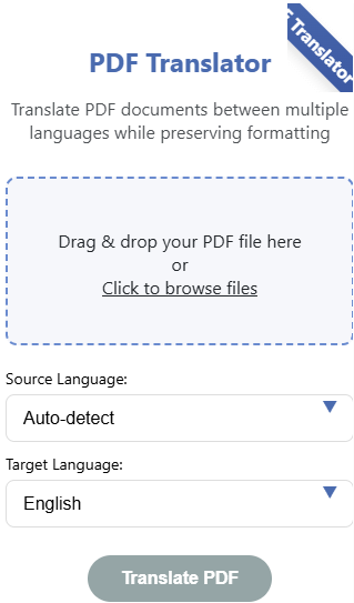 PDF Translator