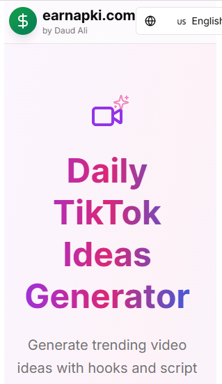 TikTok Ideas Generator