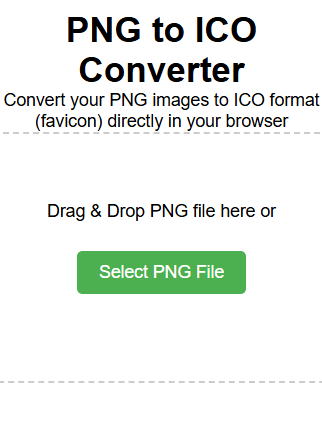 PNG to ICO Converter