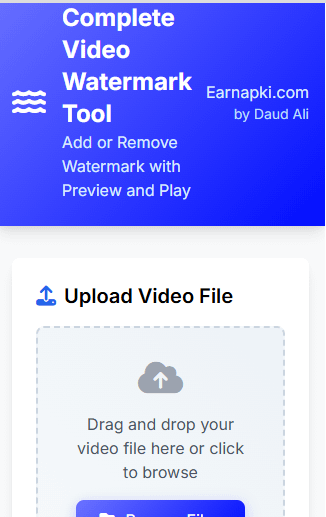 Video Watermark Tool