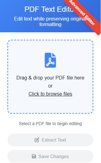 PDF text editor