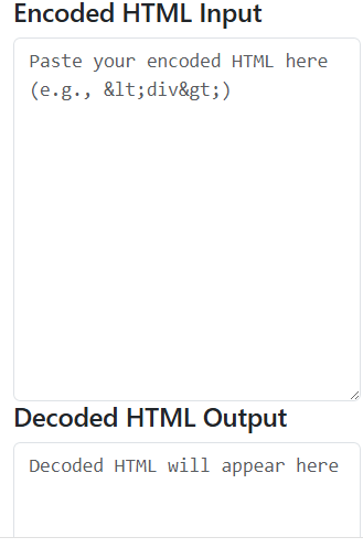 HTML Decoder