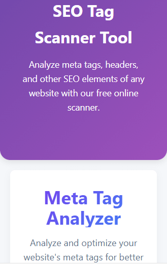 Meta Tag Analyzer