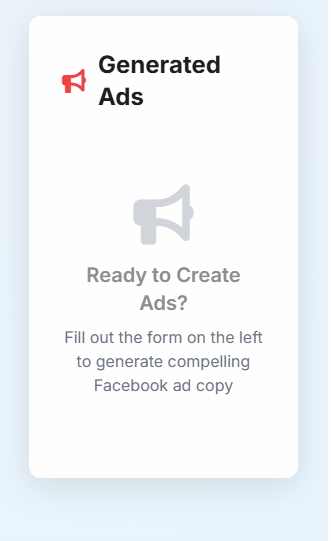 Facebook Ads Generator