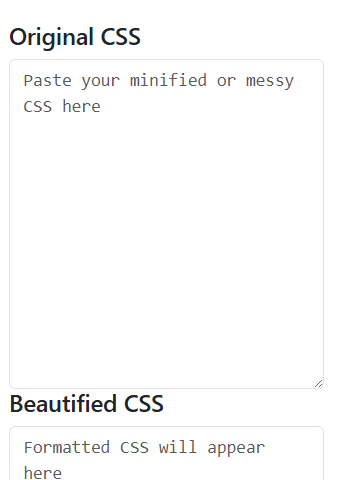 CSS Beautifier
