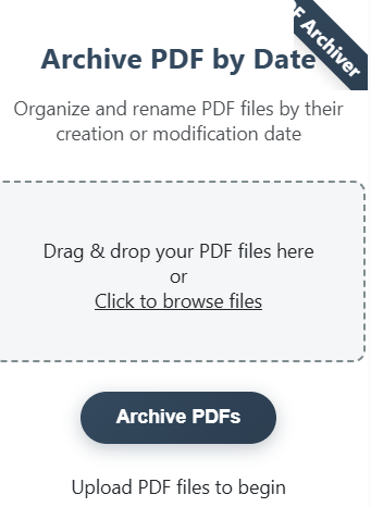 Archive PDF by Date