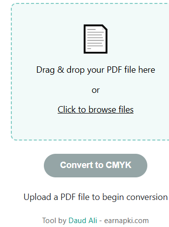 Convert PDF to CMYK