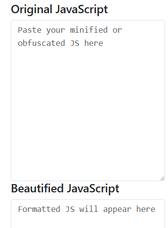 JavaScript Beautifier