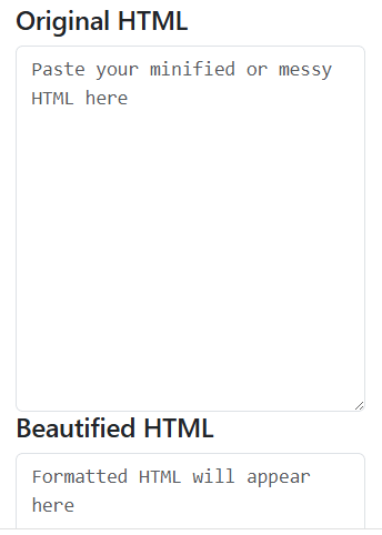 HTML Beautifier