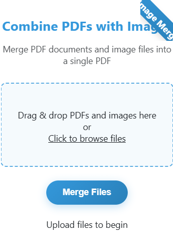 Combine PDFs with Images