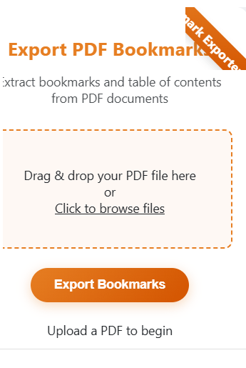 Export PDF Bookmarks