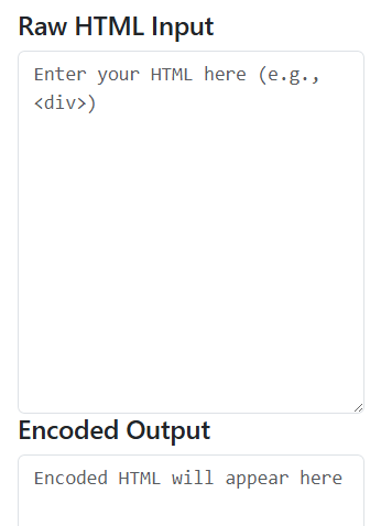 HTML Encoder