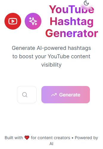 YouTube Hashtag Generator