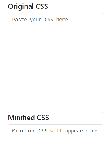 CSS Minifier