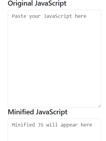 JavaScript Minifier