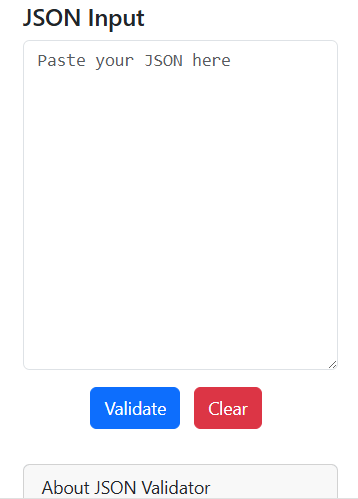 JSON Validator