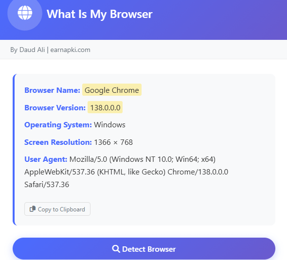 What Is My Browser