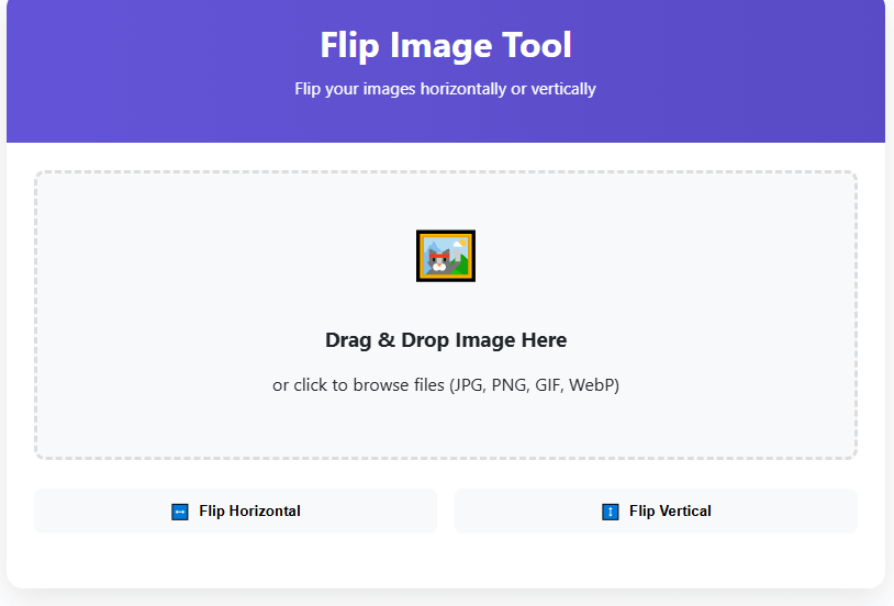 Free Flip Image tool