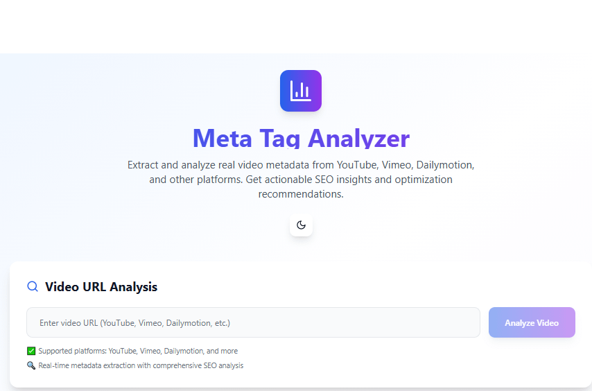 Meta Tag Analyzer