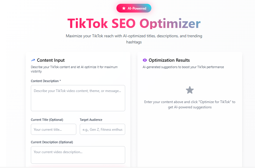 TikTok SEO Optimizer