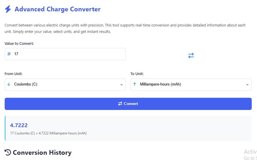 Charge Converter