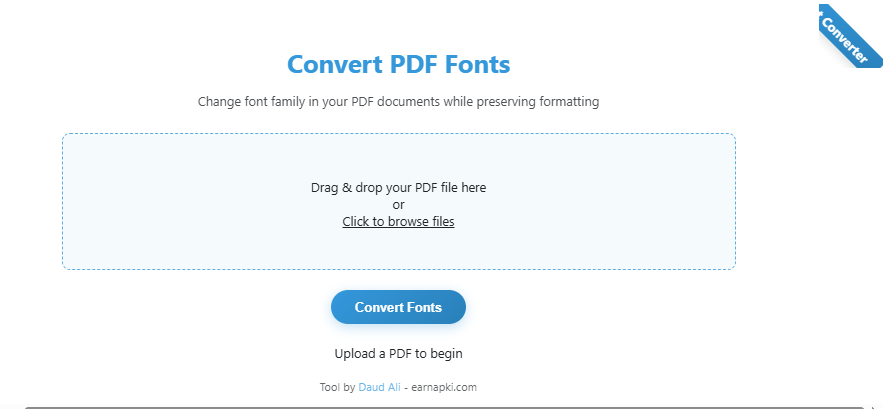 Convert PDF Fonts