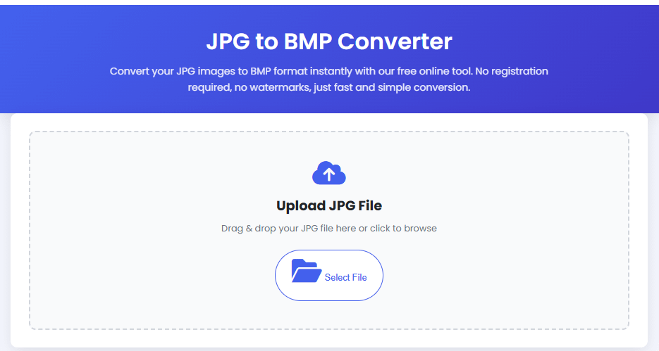 Free JPG to BMP Converter